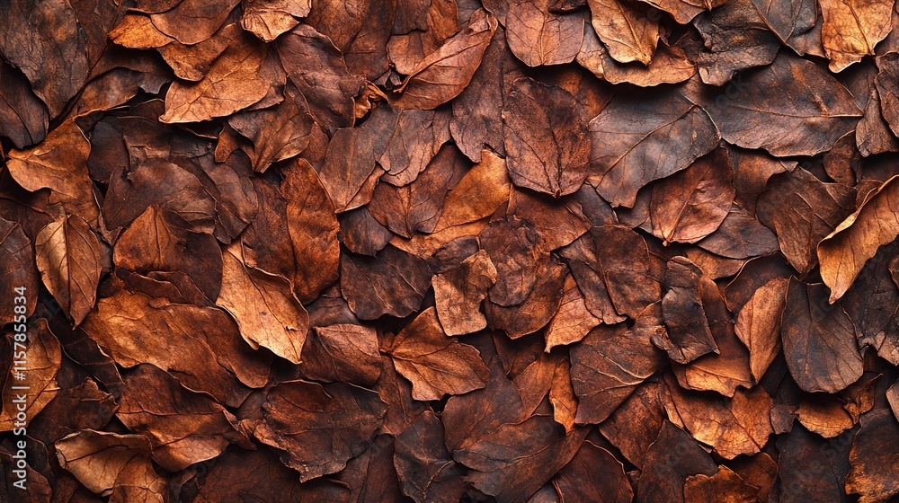 Autumn Leaves: A Collection of Dry Brown and Orange Leaf Fragments. Autumn Leaves: A Collection of Dry Brown and Orange Leaf Fragments.