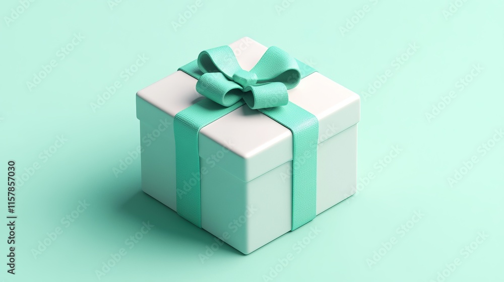 Mint Green Gift Box: A Simple and Elegant Celebration Mint Green Gift Box: A Simple and Elegant Celebration