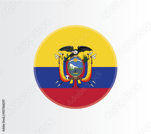 Colombia country flag concept with grunge design suitable for a logo icon design	 photo