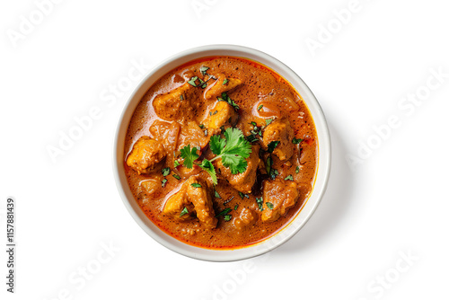 Madras curry on a transparent background