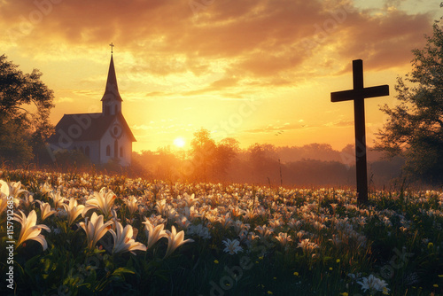 church in the sunset