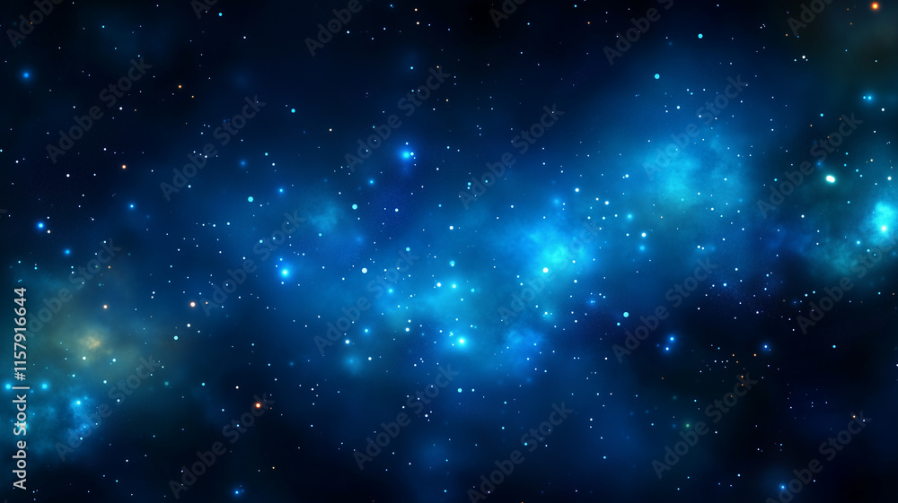 Deep Blue Starry Galaxy Background with Nebulous Glow and Space Particles, business/ technology background, powerpoint presentation, web banner design Deep Blue Starry Galaxy Background with Nebulous Glow and Space Particles, business/ technology background, powerpoint presentation, web banner design