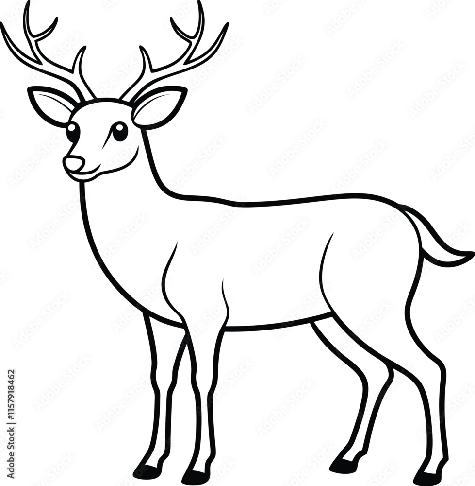 deer silhouette vector deer silhouette vector