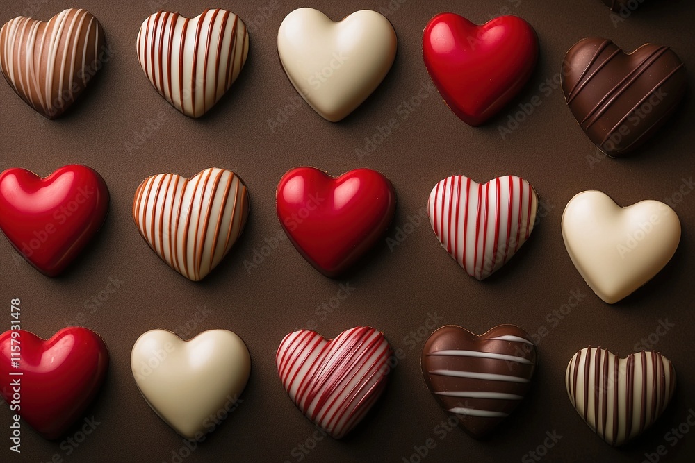 chocolate heart shaped candies chocolate heart shaped candies