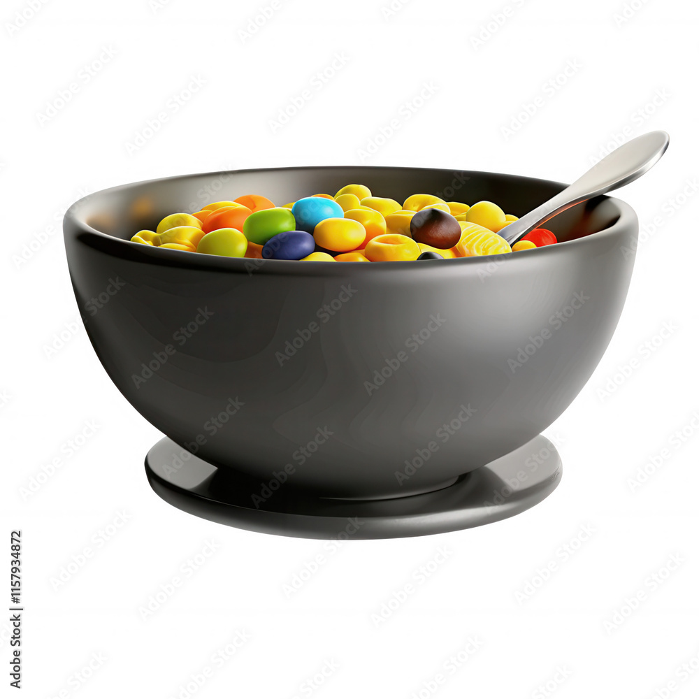 A bowl filled with colorful candy resembling a fun treat. The bowl is sleek and modern in design. Perfect for candy lovers! A bowl filled with colorful candy resembling a fun treat. The bowl is sleek and modern in design. Perfect for candy lovers!