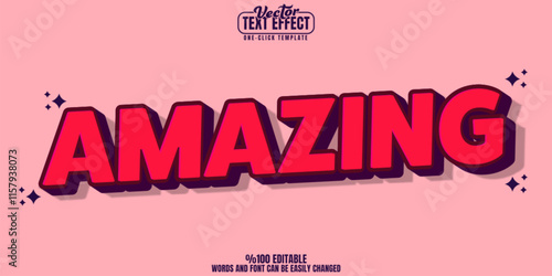 Retro editable text effect, customizable 80s and vintage 3d font style