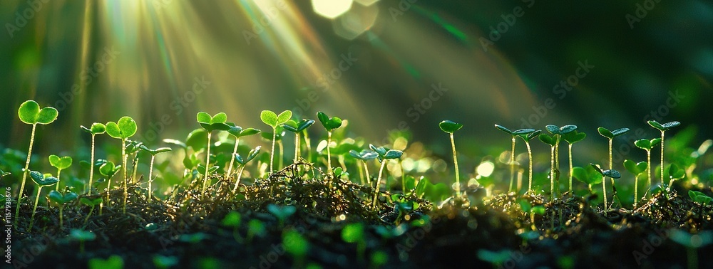 Fototapeta premium plant in the ground 