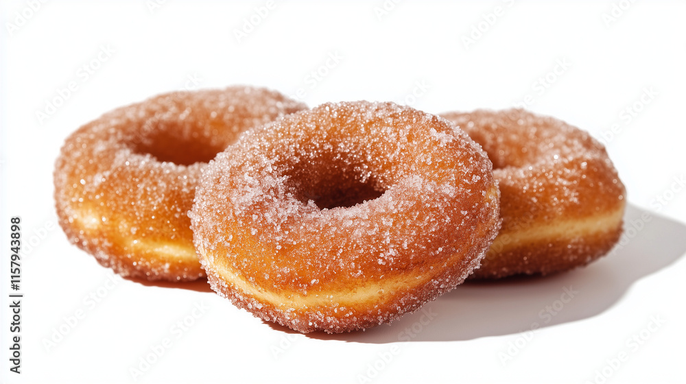 doughnuts on a white background doughnuts on a white background