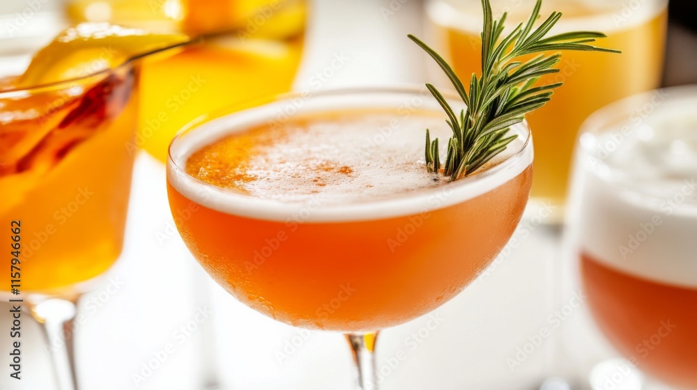 Artistic Presentation of Colorful Drinks with Natural Lighting Artistic Presentation of Colorful Drinks with Natural Lighting