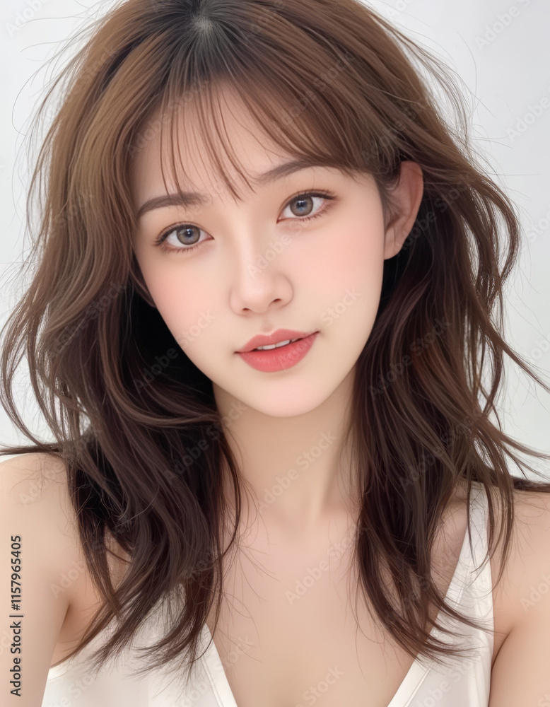 Fototapeta premium Ai female model