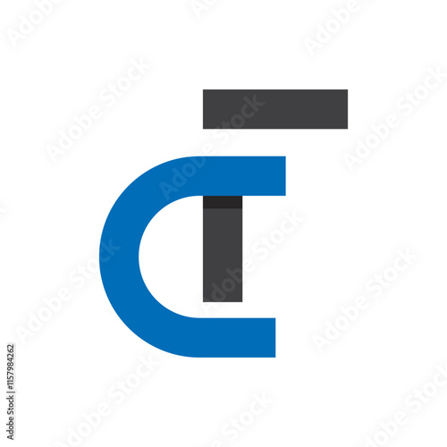 cf letter logo design. cf initial logo vector icon illustration