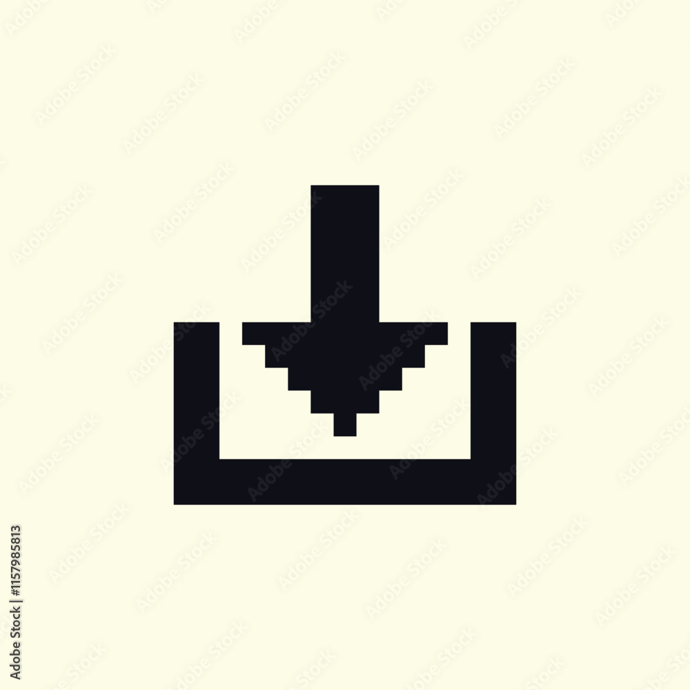 pixel art download icon,good for your project and business.