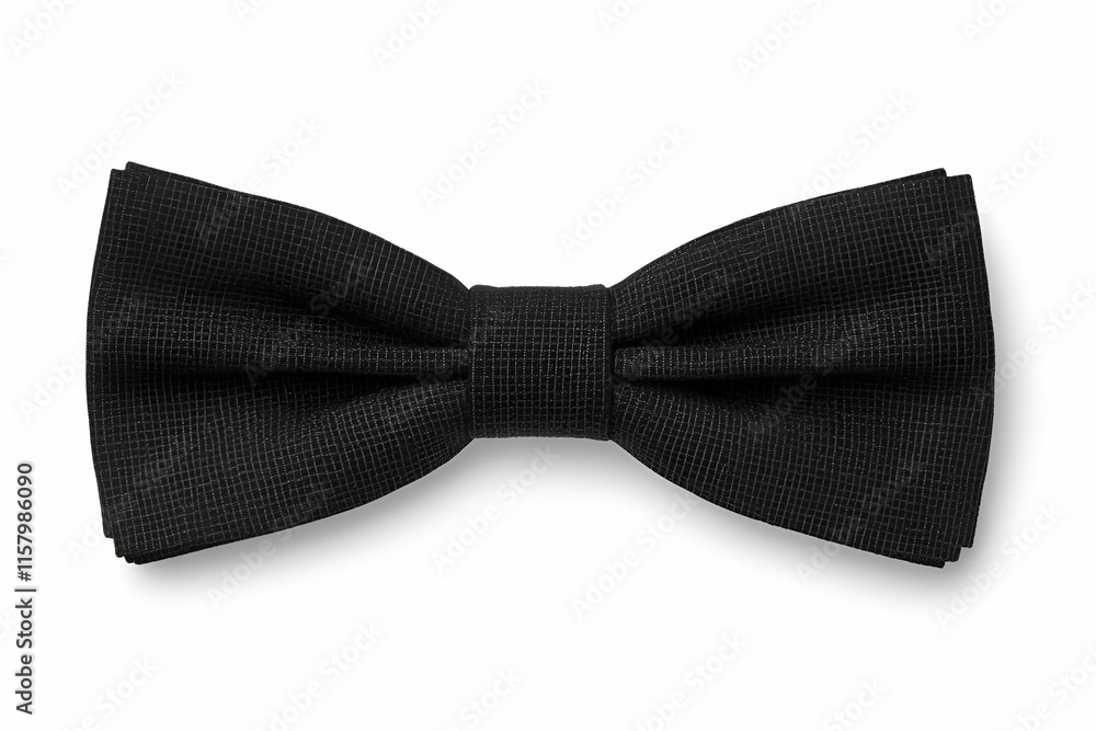 Elegant Black Bow Tie, A Classic Accessory for Formal Events, adding sophistication and style to any attire. Elegant Black Bow Tie, A Classic Accessory for Formal Events, adding sophistication and style to any attire.