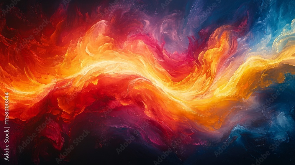 Abstract representation of joy, vibrant colors, swirling patterns, bright light, feeling of lightness and freedom Abstract representation of joy, vibrant colors, swirling patterns, bright light, feeling of lightness and freedom