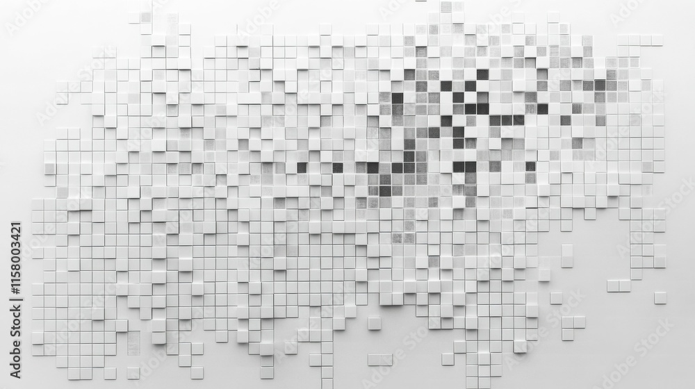 A simple white tiled wall illustration, capturing the clean, smooth texture of the tiles in a uniform pattern, ideal for design inspiration in both residential and commercial interiors. A simple white tiled wall illustration, capturing the clean, smooth texture of the tiles in a uniform pattern, ideal for design inspiration in both residential and commercial interiors.