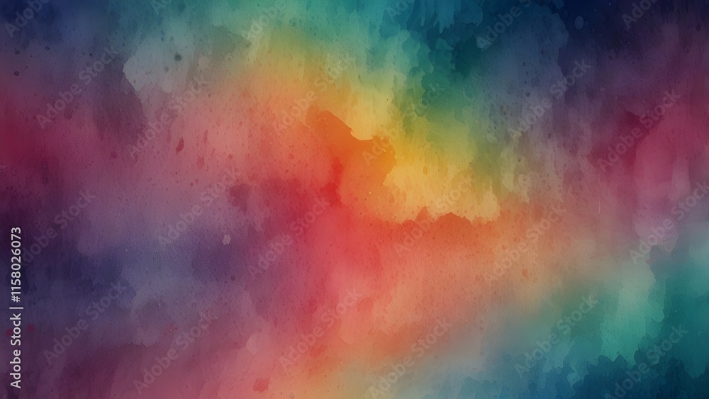 Watercolor gradient wall background pattern Generative AI Watercolor gradient wall background pattern Generative AI