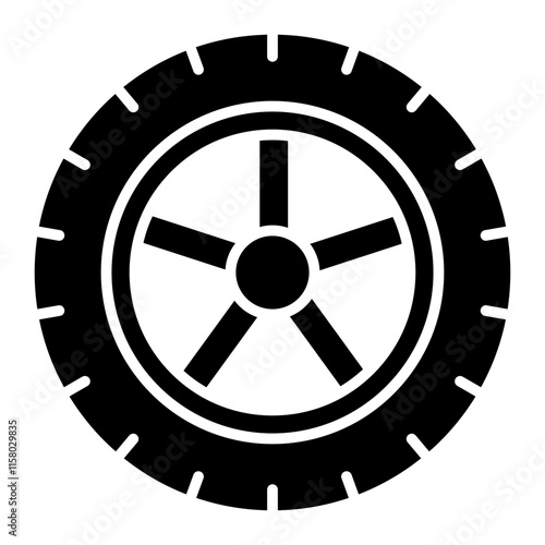 wheel of the car icon