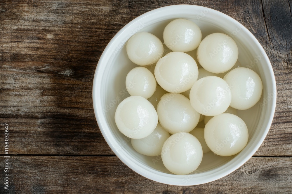 A bowl of fresh amla on a wooden surface A bowl of fresh amla on a wooden surface