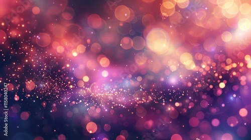 Abstract Bokeh Background with Warm Tones