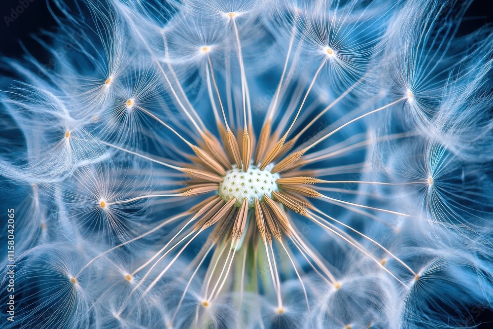 Obraz premium Close up of a yellow dandelion in bloom