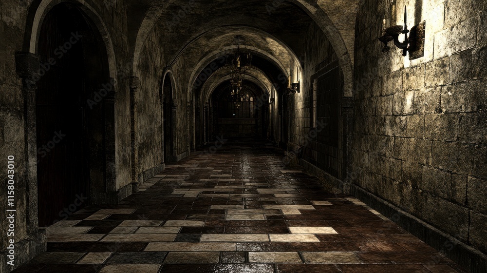 Fototapeta premium Vibrant High-Resolution Environment with Detailed Textures