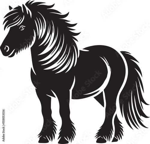 Horse illustration vector