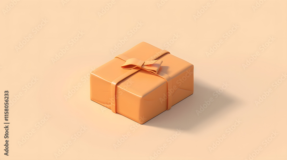 Obraz premium Packaging Package Wrapping Icon isometric 3D