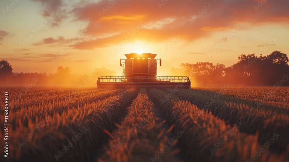 Fototapeta premium A barn filled with agricultural products ready for market, from fresh produce to dairy, highlighting the productivity and daily routines in farm life --