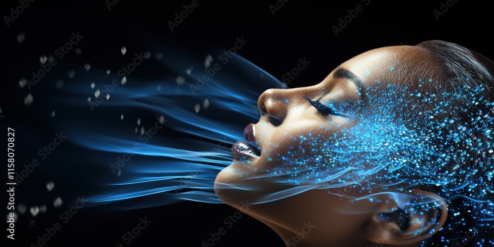 Fototapeta premium head of a person with a background