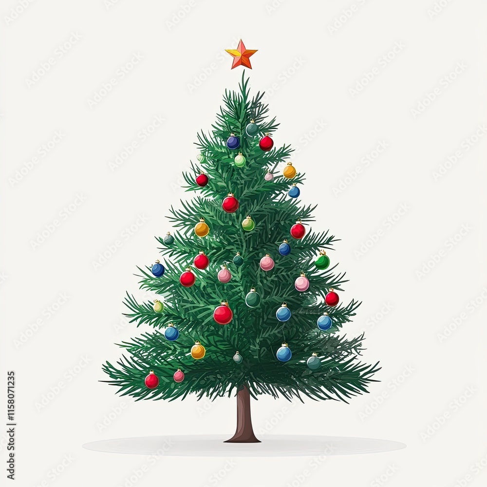 Decorated Christmas Tree Decorated Christmas Tree