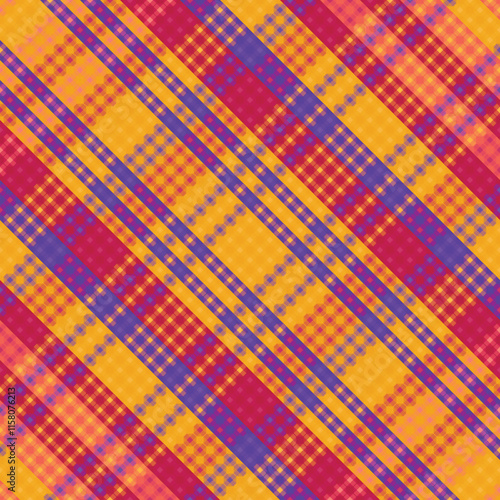 Tartan plaid pattern with texture.