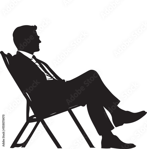 person sitting on chair