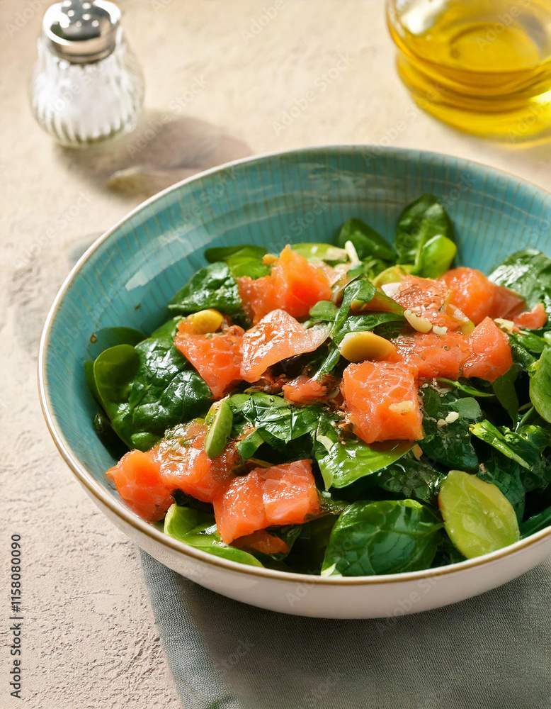 Ensalada con salmón Ensalada con salmón