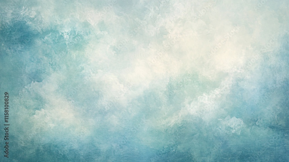Soft Blue and Green Abstract Painting with Cloud-Like Texture Ideal for Backgrounds, Wallpapers, or Artistic Projects Featuring Gentle Color Gradients and Tranquil Atmosphere Soft Blue and Green Abstract Painting with Cloud-Like Texture Ideal for Backgrounds, Wallpapers, or Artistic Projects Featuring Gentle Color Gradients and Tranquil Atmosphere