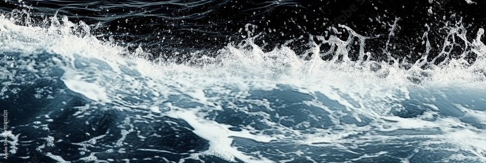 Dynamic ocean waves and splashes creating a serene natural background, ideal for aquatic themes, nature presentations, and design materials. Dynamic ocean waves and splashes creating a serene natural background, ideal for aquatic themes, nature presentations, and design materials.