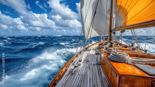 Bright Sailing Adventure on Open Sea