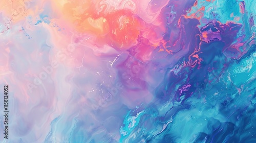 Gradient Colorful Abstract background dreamy Galact photo