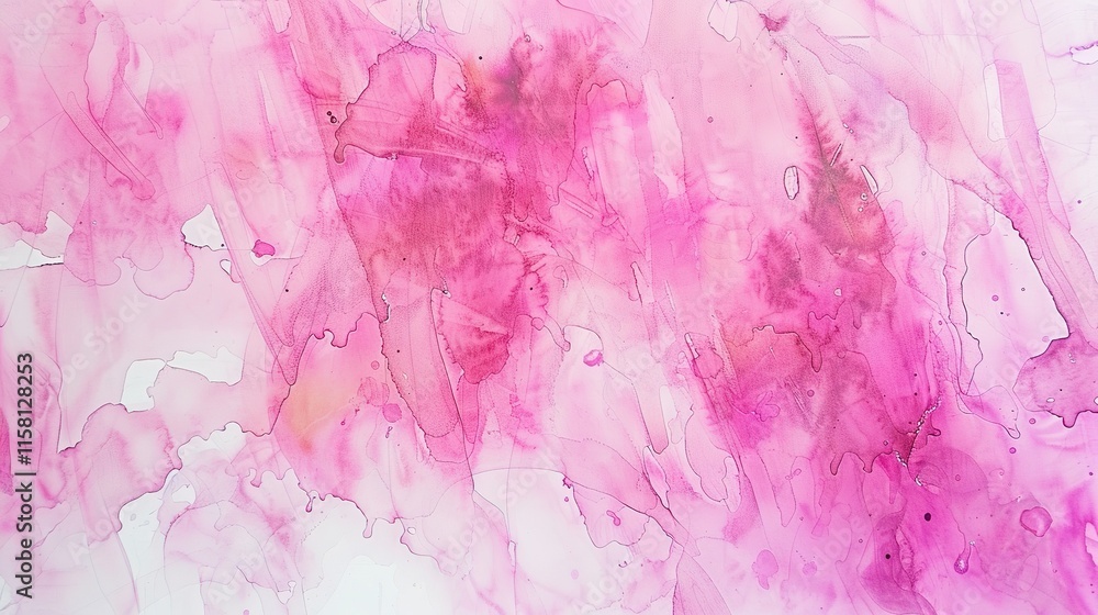 Fototapeta premium Pink Watercolor galaxy Colorful Abstract background