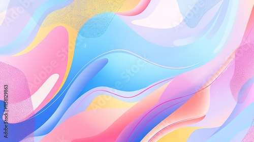 Pastel rainbow Gradient Colorful Abstract background