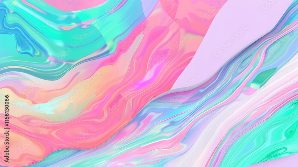 Fototapeta premium Pastel rainbow Gradient Colorful Abstract background