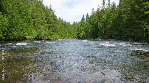 river in the forest
