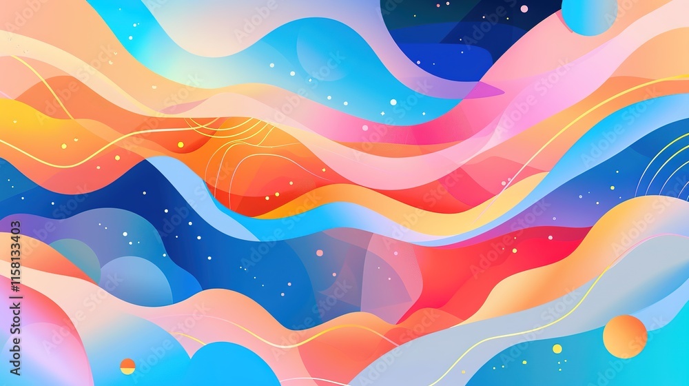 Adobe stock Gradient Colorful Abstract background Adobe stock Gradient Colorful Abstract background
