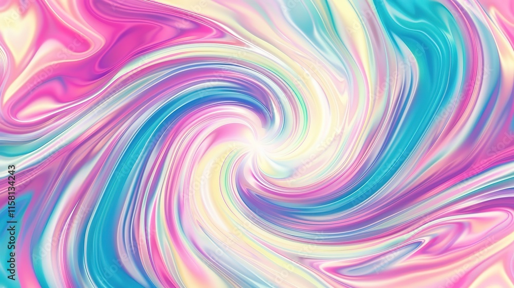 Obraz premium Spiral galaxy Pastel galaxy ColorfulAbstract