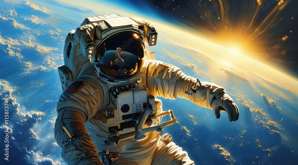 Floating Between Worlds: An Astronaut’s Perspective in Space . Floating Between Worlds: An Astronaut’s Perspective in Space .