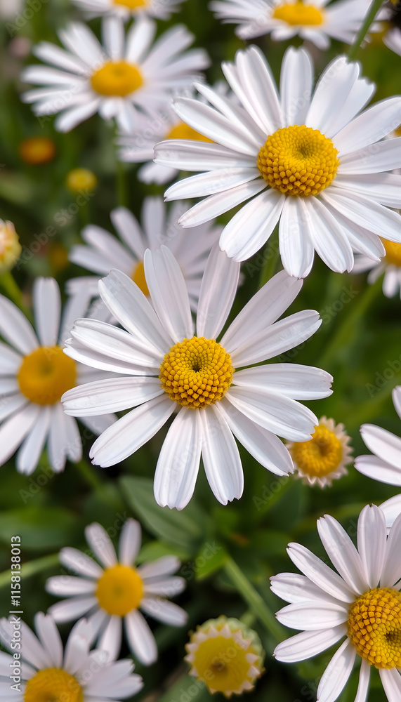 Summer flowery closeup of a flower pattern in nature, blooming plant beauty petal daisy blossom, Paper Cutout style, with white tones Summer flowery closeup of a flower pattern in nature, blooming plant beauty petal daisy blossom, Paper Cutout style, with white tones