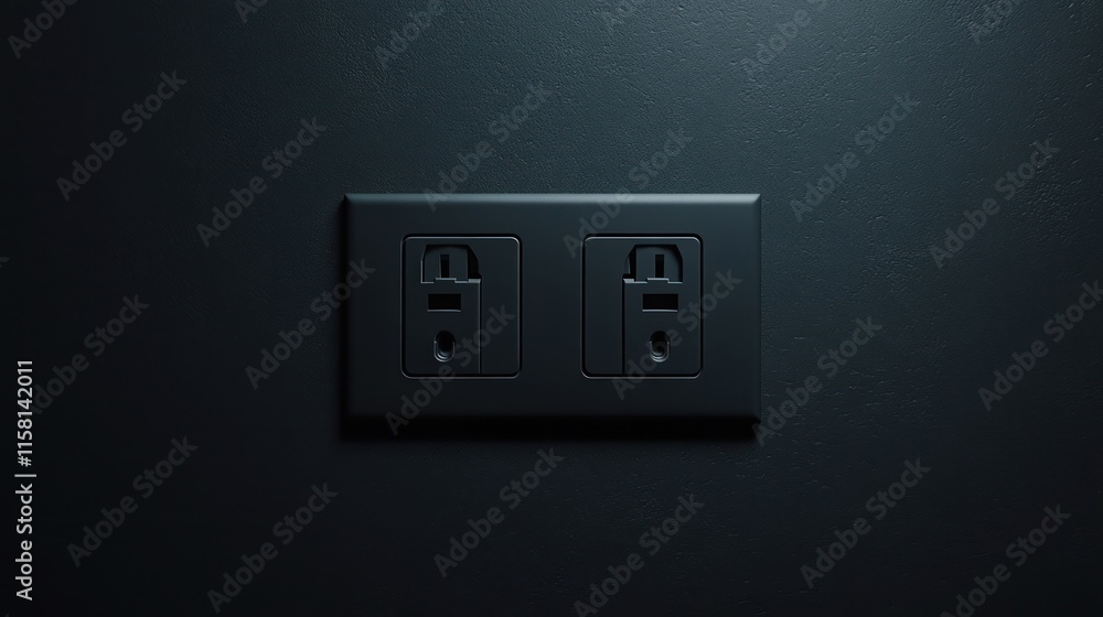 Power outlet installation with modern, sleek designs, minimalist background, Power outlet installation with modern, sleek designs, minimalist background,