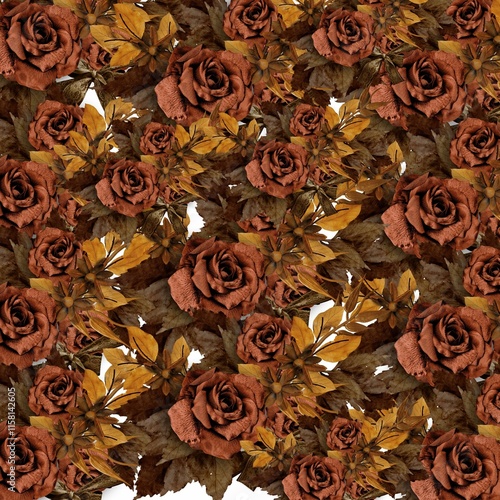 The design evokes a sense of warmth and coziness, reminiscent of the changing seasons