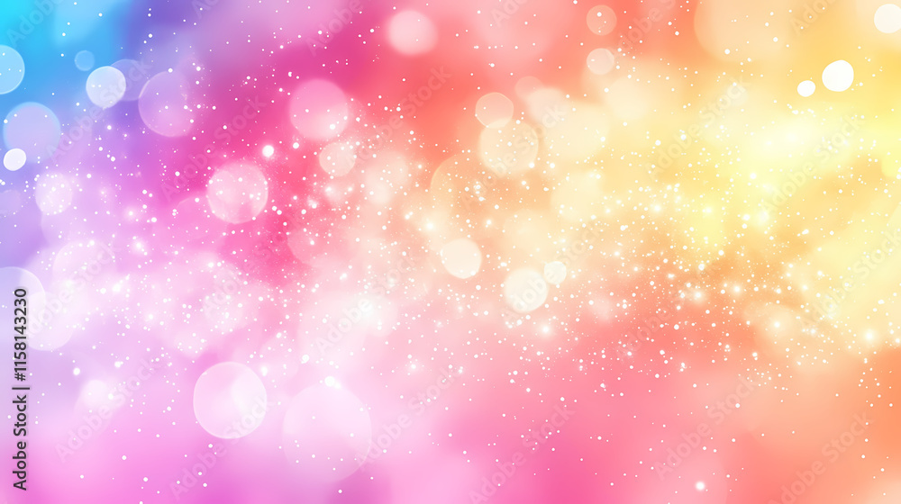 Colorful bokeh lights shimmer in a vibrant display of hues, creating a festive atmosphere perfect for celebrations and events. Glimmer. Illustration Colorful bokeh lights shimmer in a vibrant display of hues, creating a festive atmosphere perfect for celebrations and events. Glimmer. Illustration