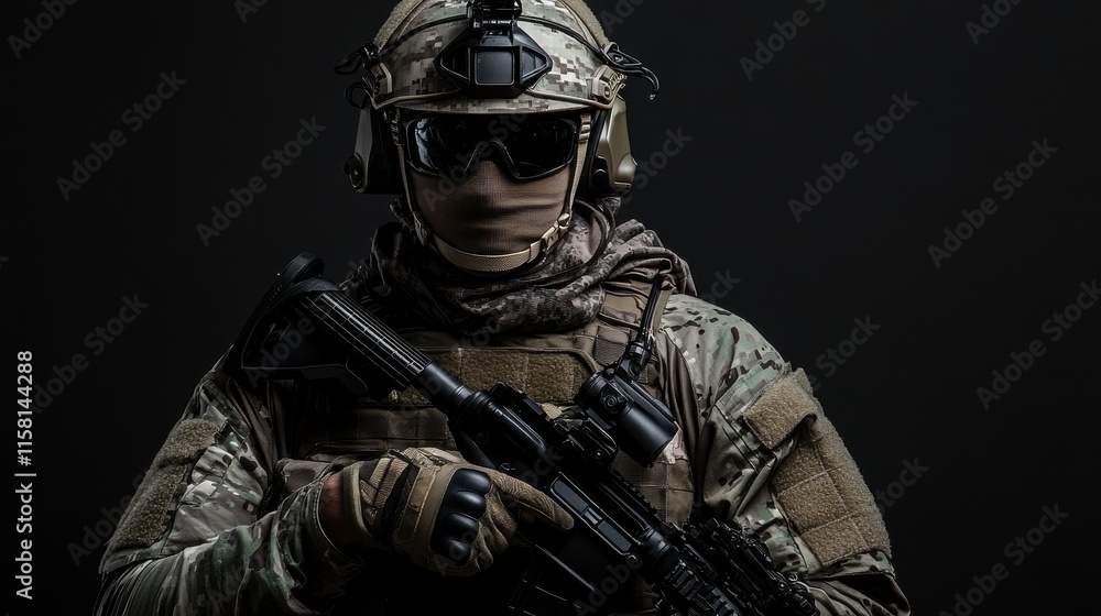 Tactical Gear in Use for High Detail Photography Tactical Gear in Use for High Detail Photography