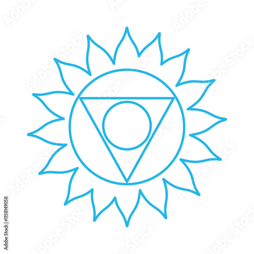 visuddha throat chakra sign